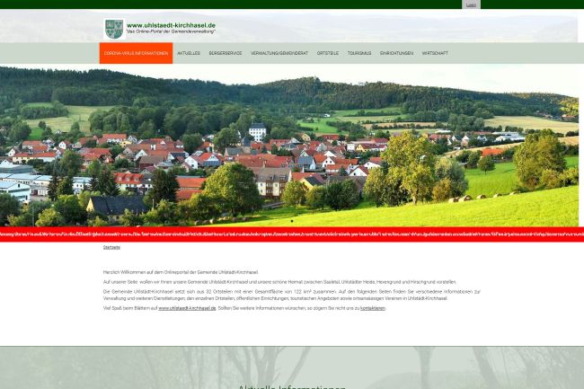 Projekt uhlstaedt-kirchhasel.de